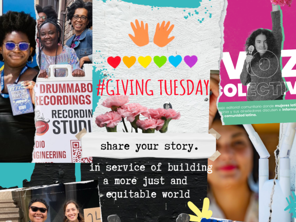 a givingtuesday collage made up of grantee photos